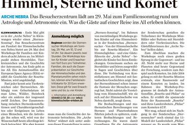 Himmel, Sterne und Komet
