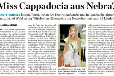 Miss Cappadocia aus Nebra?