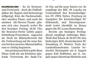 Laucha hat Nebra zu Gast