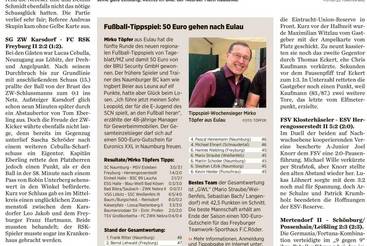 Nullnummern und Torflut