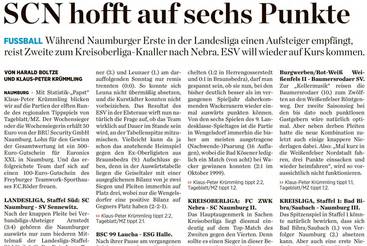 SCN hofft auf sechs Punkte