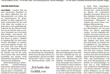 Wirbel um Himmelsscheibe