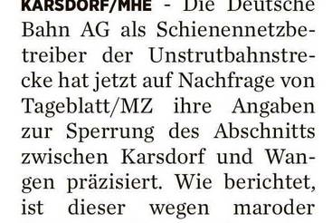 DB wegen Schwellen unter Druck