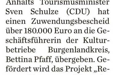 180.000 Euro für 'Himmelswege'