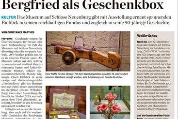 Bergfried als Geschenkbox