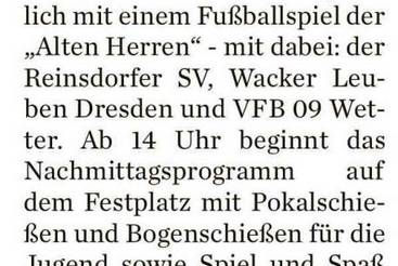 Reinsdorf lädt ein zum Weinfest