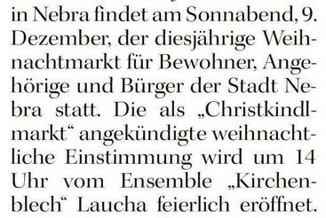 Christkindlmarkt im Johanniterhaus