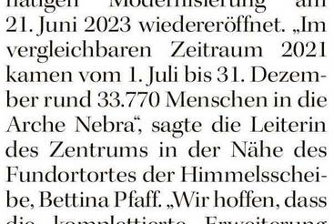 Arche Nebra lockt tausende Besucher