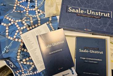 Saale-Unstrut-Spiel in der Stadtinformation Nebra