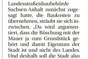 Nebra muss Baustopp verhängen
