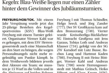SV Nebra knapp vor Gastgeber Freyburg