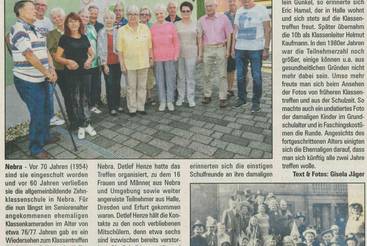 Klassentreffen nach 70 Jahren