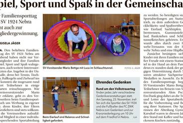 Spiel, Sport und Spaß in der Gemeinschaft