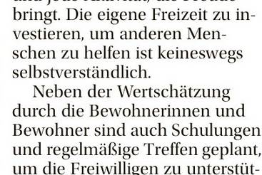 Unterwegs, um anderen zu helfen