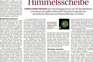 Große Oper um die Himmelsscheibe
