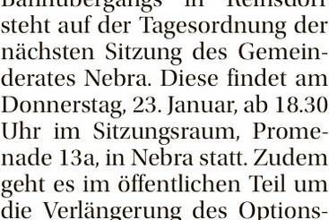 Bahnübergang ist Thema im Rat