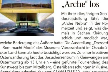 Römer sind in der 'Arche' los