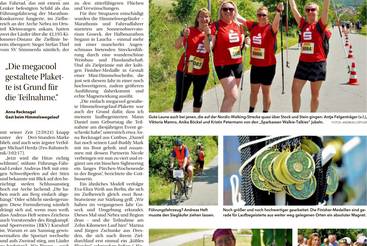 Marathonläufer schneller als Zweirad