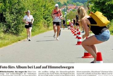 Foto fürs Album bei Lauf auf Himmelswegen