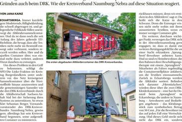 Altkleider in der Warteschleife