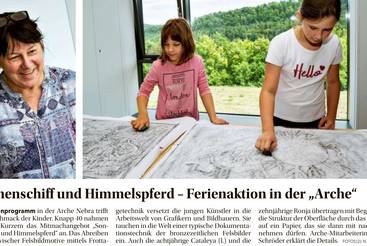 Sonnenschiff und Himmelspferd - Ferienaktion in der 'Arche'