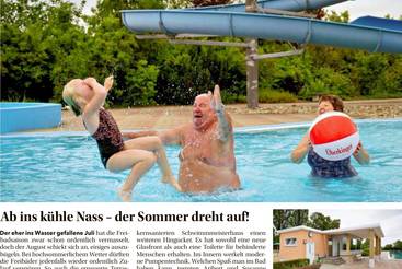 Ab ins kühle Nass - der Sommer dreht auf!