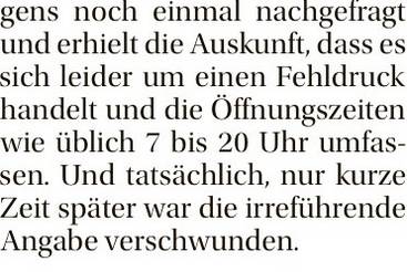 Zu früh gefreut