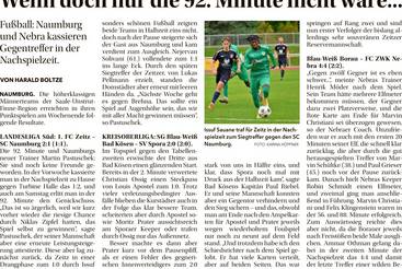 Wenn doch nur die 92. Minute nicht wäre ...
