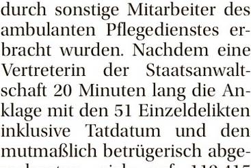 Angeklagte erhält noch Bedenkzeit