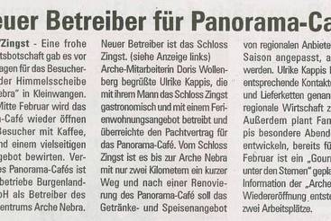 Neuer Betreiber f&uuml;r Panorama-Caf&eacute;