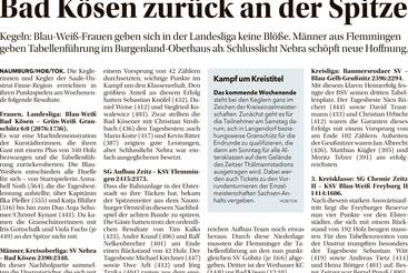 Bad K&ouml;sen zur&uuml;ck an der Spitze