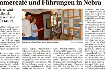Sommercaf&eacute; und F&uuml;hrungen in Nebra