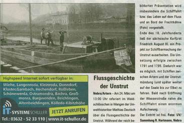 Flussgeschichte der Unstrut