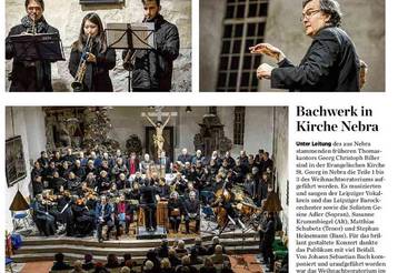 Bachwerk in Kirche Nebra