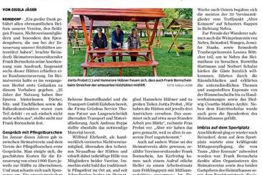 Für den Ort, für die Heimat