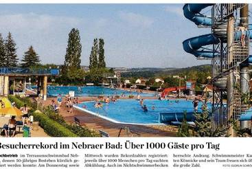 Besucherrekord im Nebraer Bad
