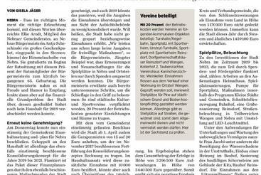 Weiter in der Schieflage