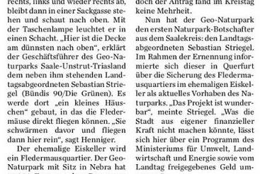 Heim für Fledermäuse im Eiskeller