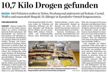 10,7 Kilo Drogen gefunden