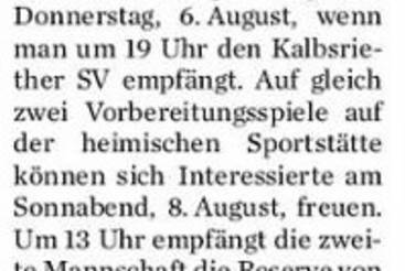 Vollgepacktes Programm für ZWK-Kicker