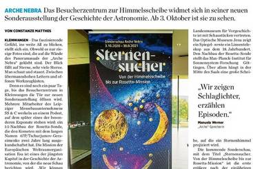 Vom Blick in die Sterne