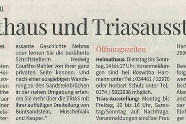 Heimathaus und Triasausstellung