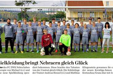 Neue Spielkleidung bringt Nebraern gleich Glück