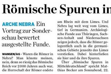 Römische Spuren in Mitteldeutschland