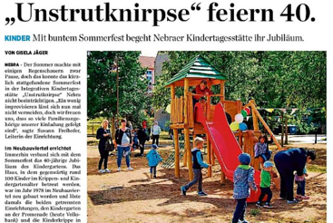 'Unstrutknirpse' feiern 40.