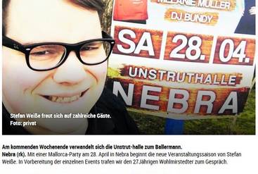 Malle in Nebra - Melanie Müller und DJ Bundy