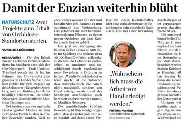 Damit der Enzian weiterhin blüht