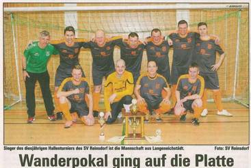 Wanderpokal ging auf die Platte