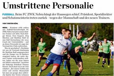 Umstrittene Personalie