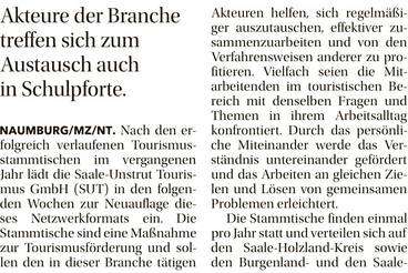Wieder Tourismusstammtische